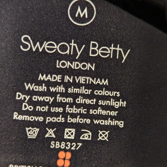 Sweaty Betty - crop top sports bra - size M - Picture 3 of 3